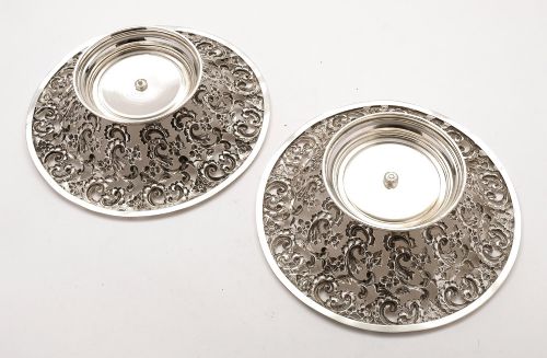A Stunning Pair of Victorian Decorative Dishes - circa 1890