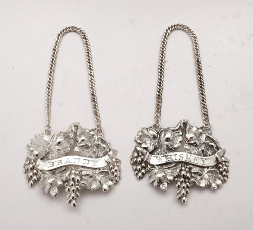 A Fine Pair of Antique Victorian Crystal Decanters - circa 1840