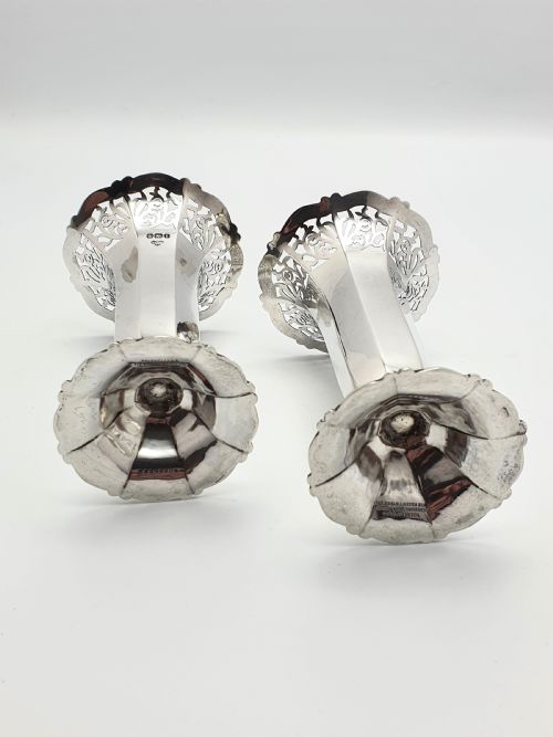 Fine Pair of Silver Vases - 1936