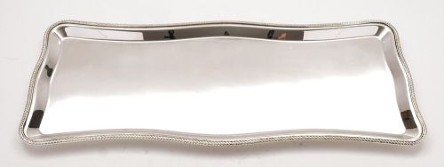 Nice Edwardian silver-plated serving tray - English Antique - circa 1905