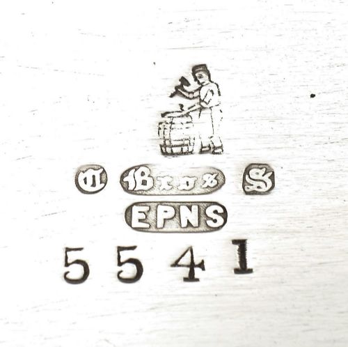 Nice Edwardian silver-plated serving tray - English Antique - circa 1905