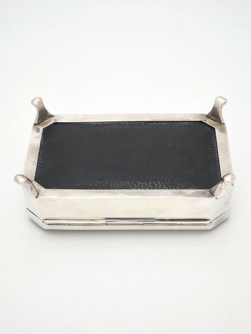 Wunderschöne Art-Deco-Schmuckschatulle aus Silber – Birmingham 1929