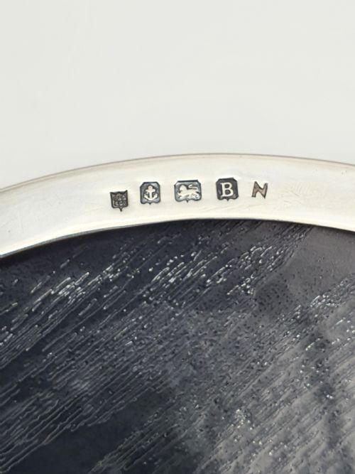 Beautiful Art Deco Silver and Pink Enamelled Jewellery Box - 1926