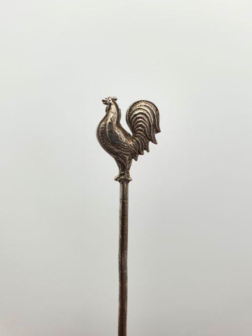 Beautiful Set of Silver Art Deco Cocktail Sticks - 1929