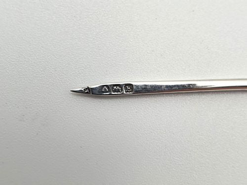 Beautiful Set of Silver Art Deco Cocktail Sticks - 1929