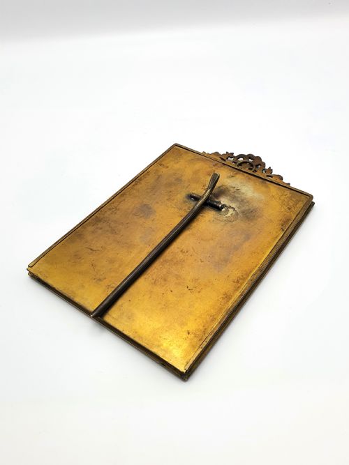 Handsome Antique English Gilt Brass Photo Frame - circa 1900