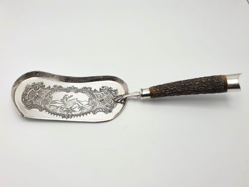 Lovely Edwardian Silver-Plated Crumb Scoop - circa 1905