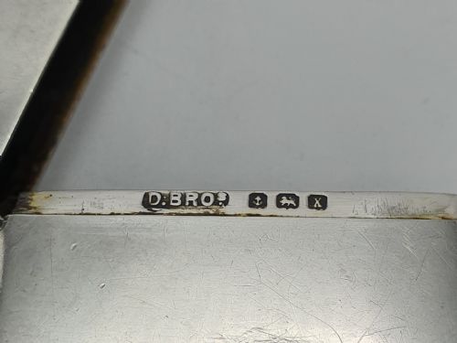 Unusual Antique Silver Vesta Case - 1922