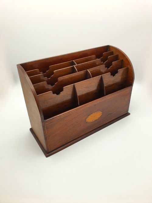 Handsome Edwardian Sheridan Revival Document Rack - circa 1905