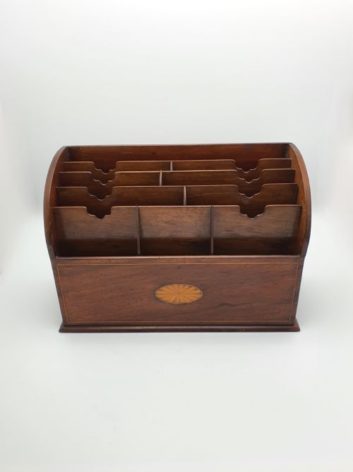 Handsome Edwardian Sheridan Revival Document Rack - circa 1905