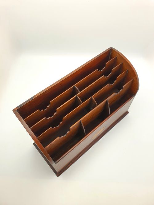 Handsome Edwardian Sheridan Revival Document Rack - circa 1905