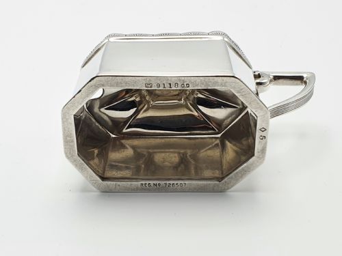 Lovely Art Deco Silver Mustard Pot - 1927