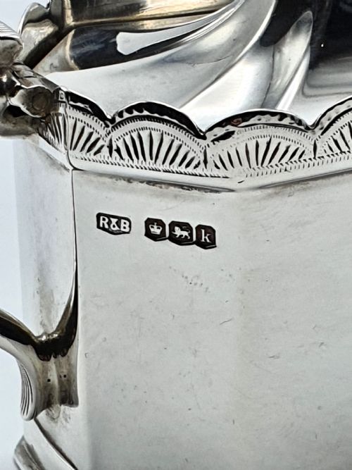 Lovely Art Deco Silver Mustard Pot - 1927