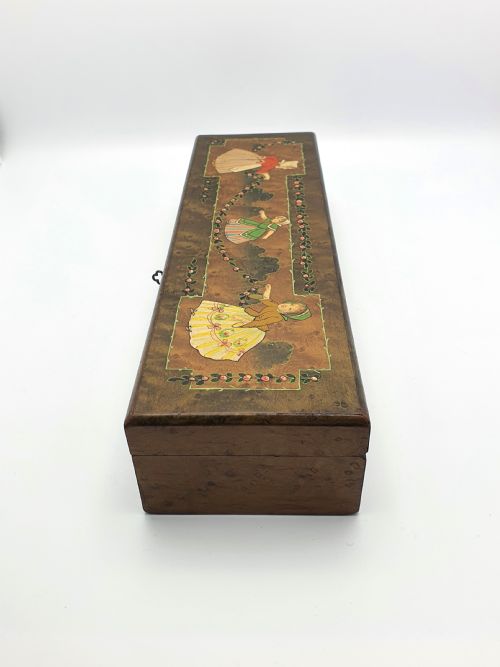 Lovely Dutch Burr Walnut Box - circa 1930