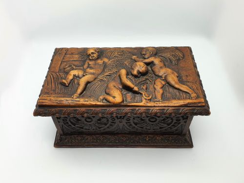 Superb Victorian Oak Tea Caddy - circa 1880