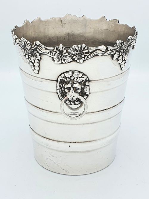 Gorgeous Silver-Plated Wine Bucket - circa 1950