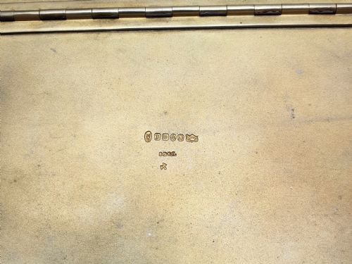 Handsome Edwardian Antique Leather Cased Sandwich Box - circa 1905