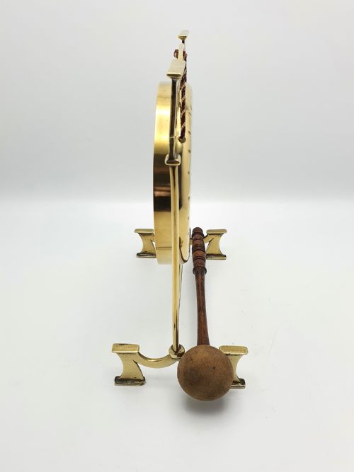 Lovely Edwardian Brass Dinner Gong - circa 1905