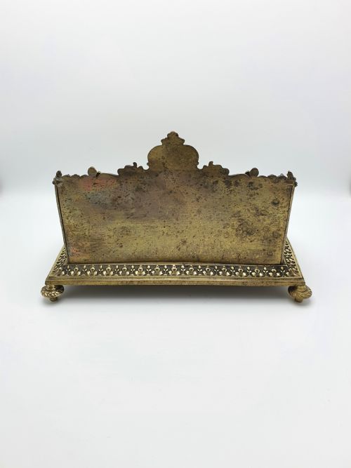 Grand Victorian Brass Letter/Document Rack - circa 1880