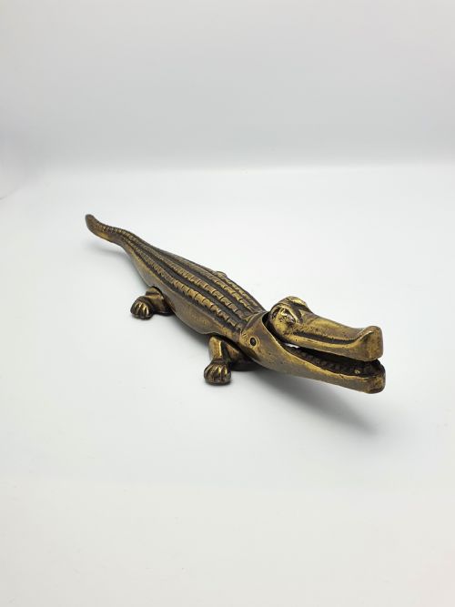 Nice Large Metal Crocodile Nutcracker - circa 1920