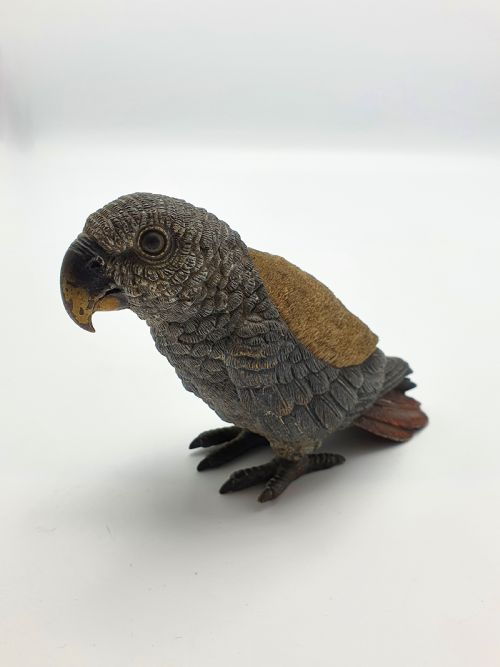 Wonderful Antique Austrian Novelty Parrot Pen Wipe - circa 1900