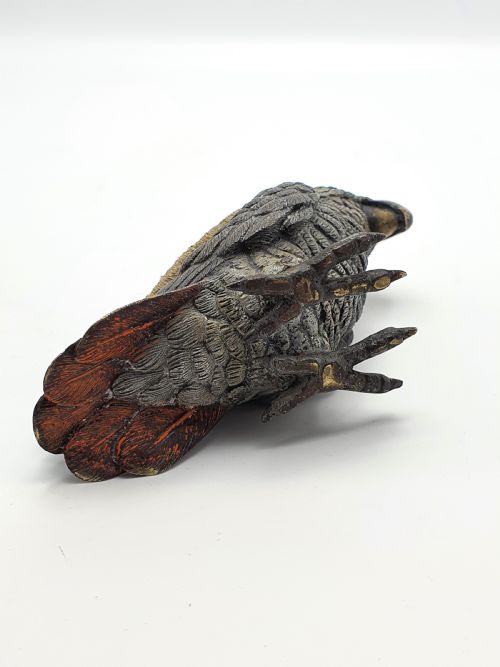 Wonderful Antique Austrian Novelty Parrot Pen Wipe - circa 1900