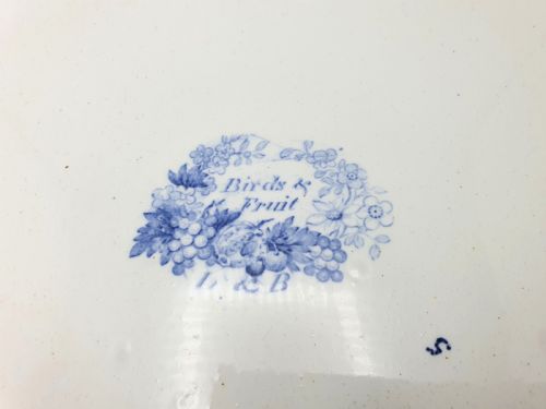 Good Victorian Blue and White China Platter - circa 1860