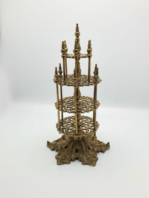 Lovely Victorian Brass Cotton Reel Holder - circa 1880