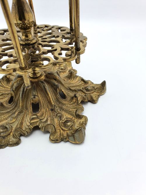 Lovely Victorian Brass Cotton Reel Holder - circa 1880