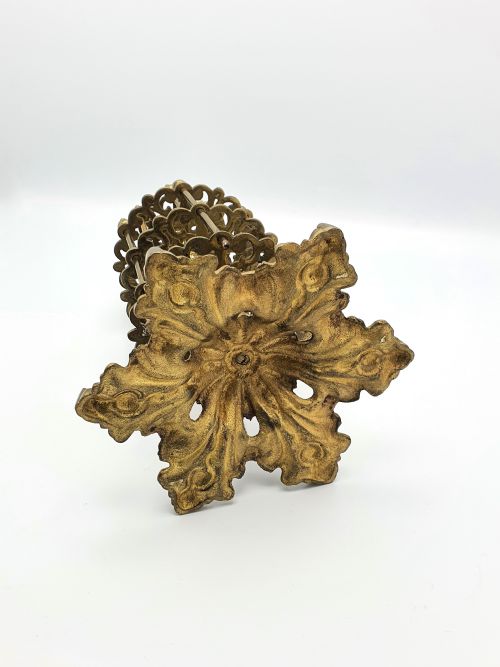 Lovely Victorian Brass Cotton Reel Holder - circa 1880