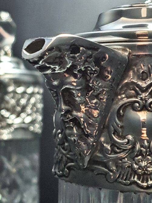 Magnificent Pair of Cut-Glass Claret Jugs - circa 1930