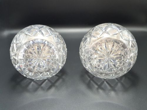 Magnificent Pair of Cut-Glass Claret Jugs - circa 1930