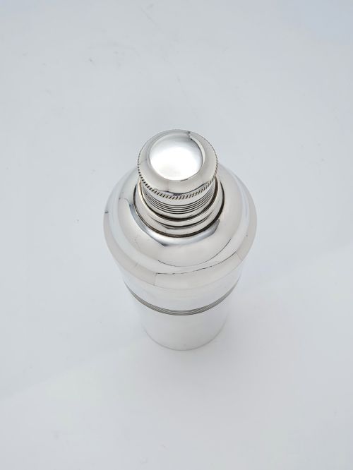 Lovely Art Deco Silver Plated Cocktail Shaker - circa 1930