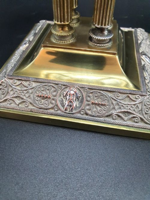 Fabulous Austrian Centrepiece and Matching Candlesticks - circa 1900