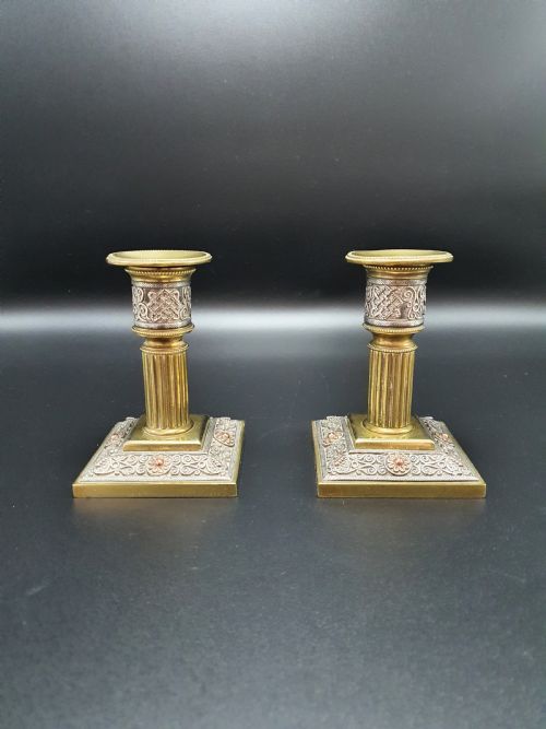 Fabulous Austrian Centrepiece and Matching Candlesticks - circa 1900