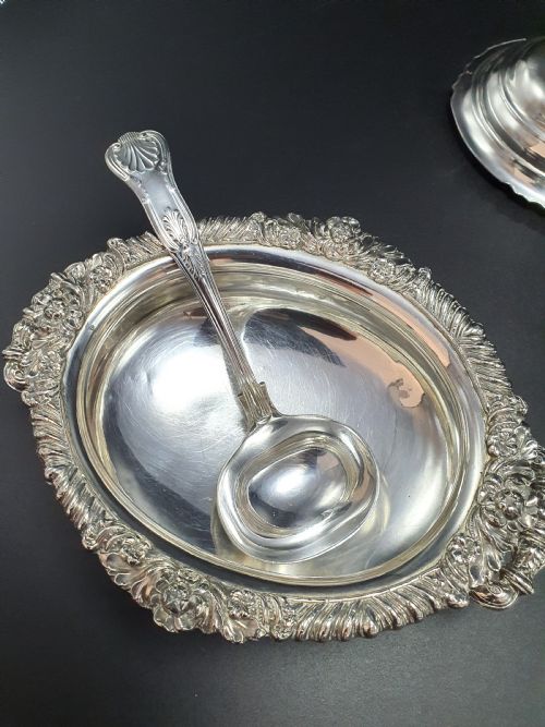 Fabulous Pair of Victorian Sauce Tureens - circa 1840