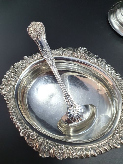 Fabulous Pair of Victorian Sauce Tureens - circa 1840