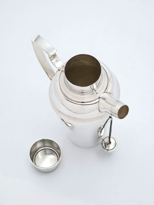 Gorgeous Asprey Silver-Plated Cocktail Shaker - circa 1930