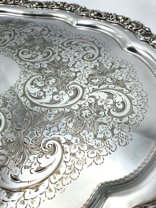 Fabulous Scottish Serving Tray - circa 1880