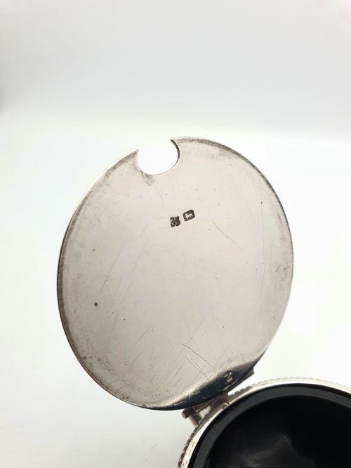 Beautiful Victorian Silver Mustard Pot - Sheffield 1875