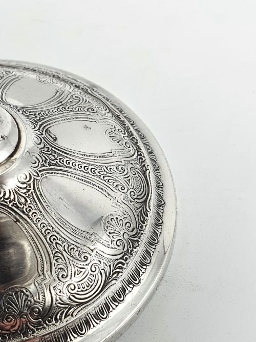 Gorgeous Sterling Silver Persian Pattern Comport - circa 1900