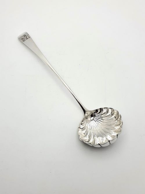 Nice Georgian Silver Soup Ladle - London 1782