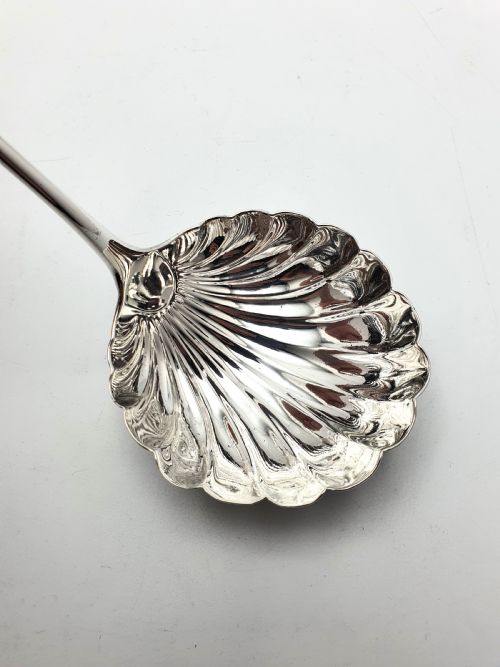 Nice Georgian Silver Soup Ladle - London 1782
