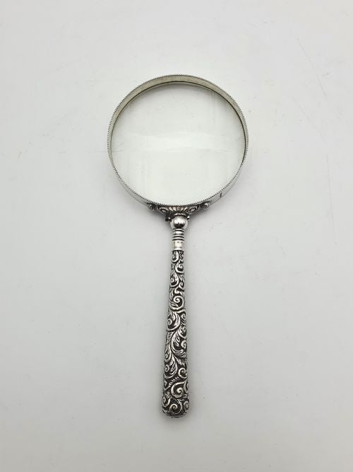 Nice Large Silver Handled Magnifying Glass - 1914